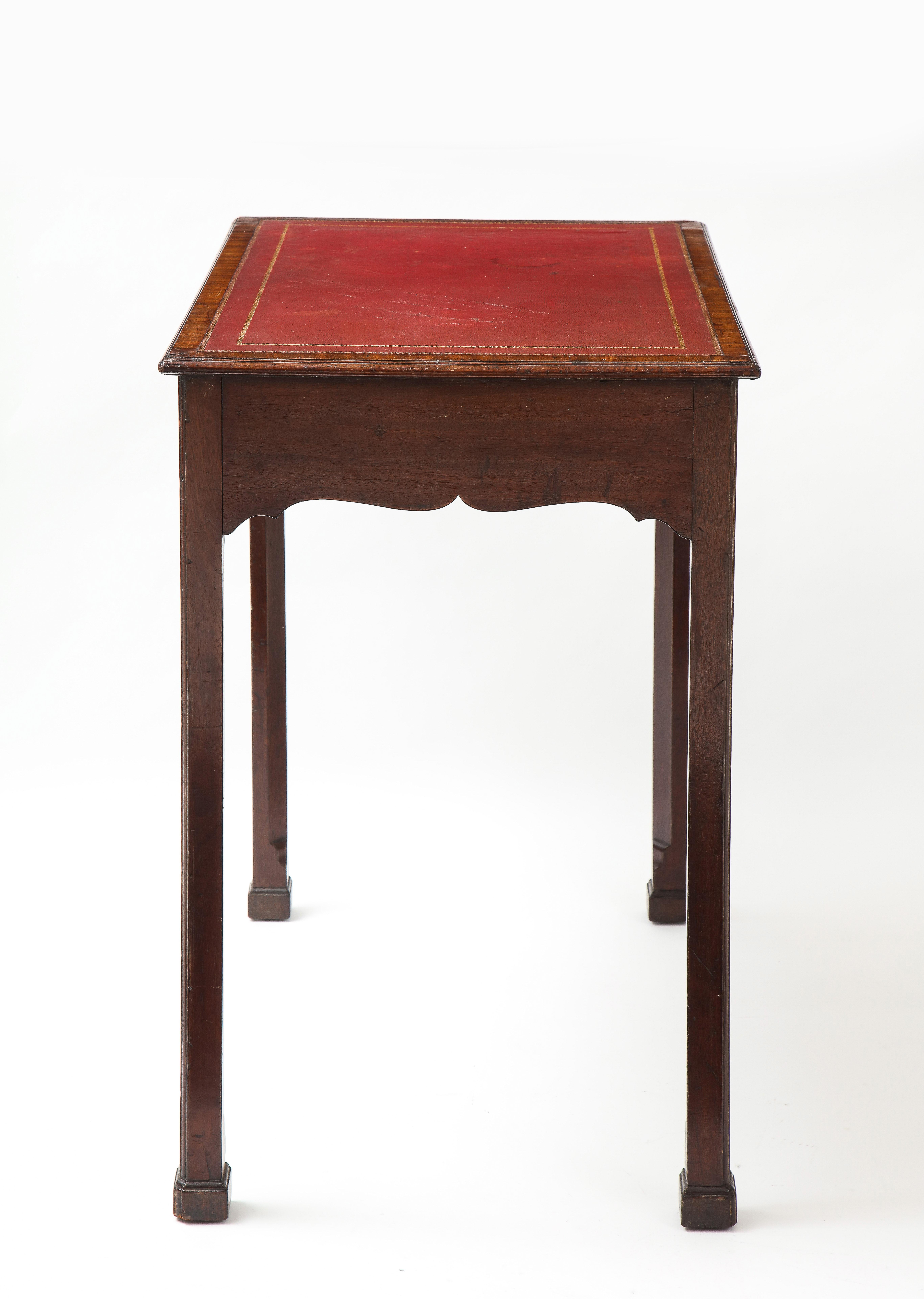 Late 18th Century Diminutive Chippendale Writing Table