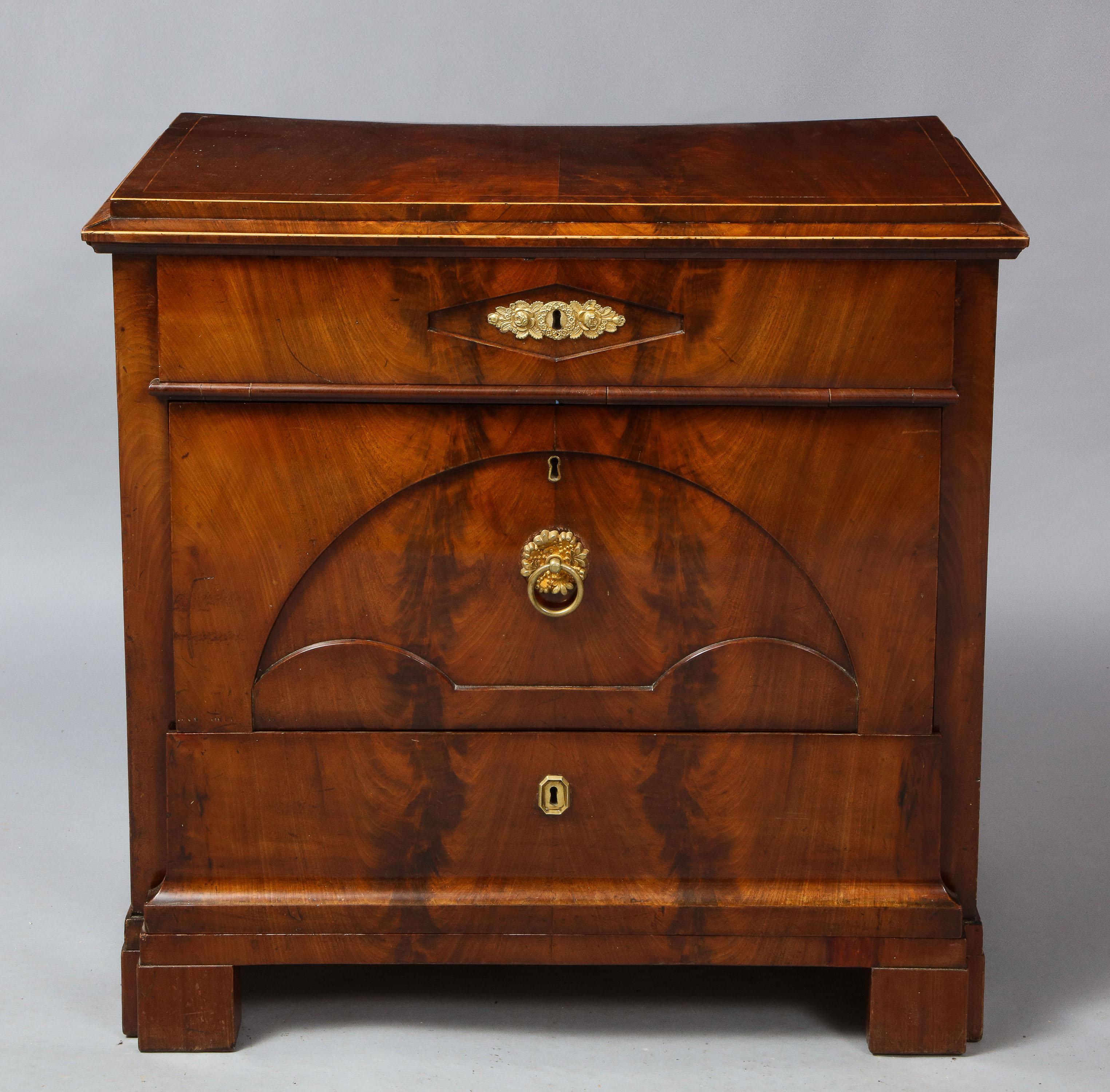 Biedermeier Diminutive Classical Chest of Drawers For Sale