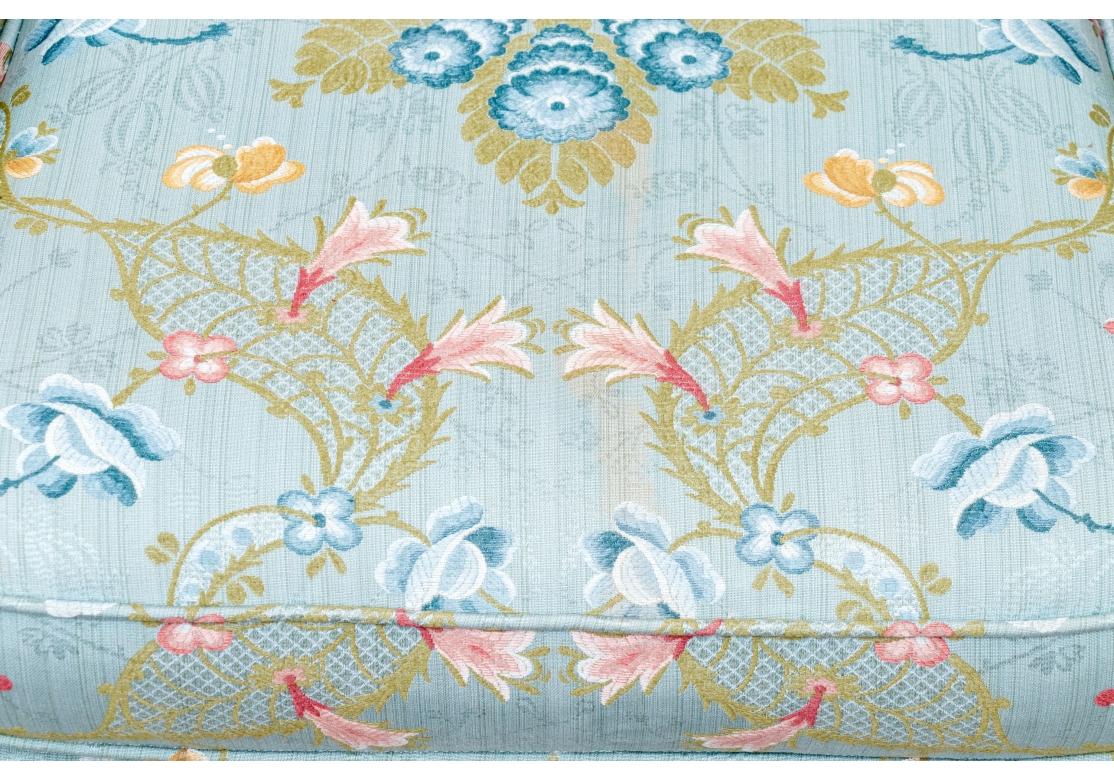 Diminutive Club Chair In Customer Floral Fabric in vendita 6