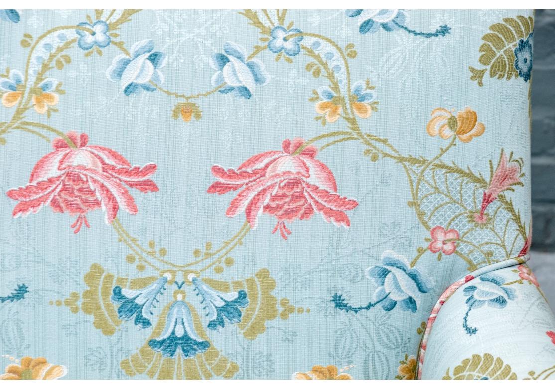 Diminutive Club Chair In Customer Floral Fabric in vendita 1