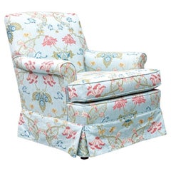 Diminutive Club Chair In Customer Floral Fabric