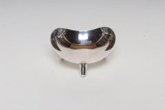 Diminutive Danish Modern Silver Plated Trinket Dish / Vide Poche by Hans Jensen