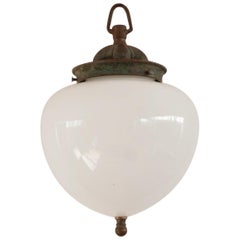 Diminutive Early 20th Century Opaline Pendant