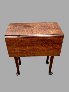 Diminutive Eighteenth Century English Provincial Oak Drop Leaf Table