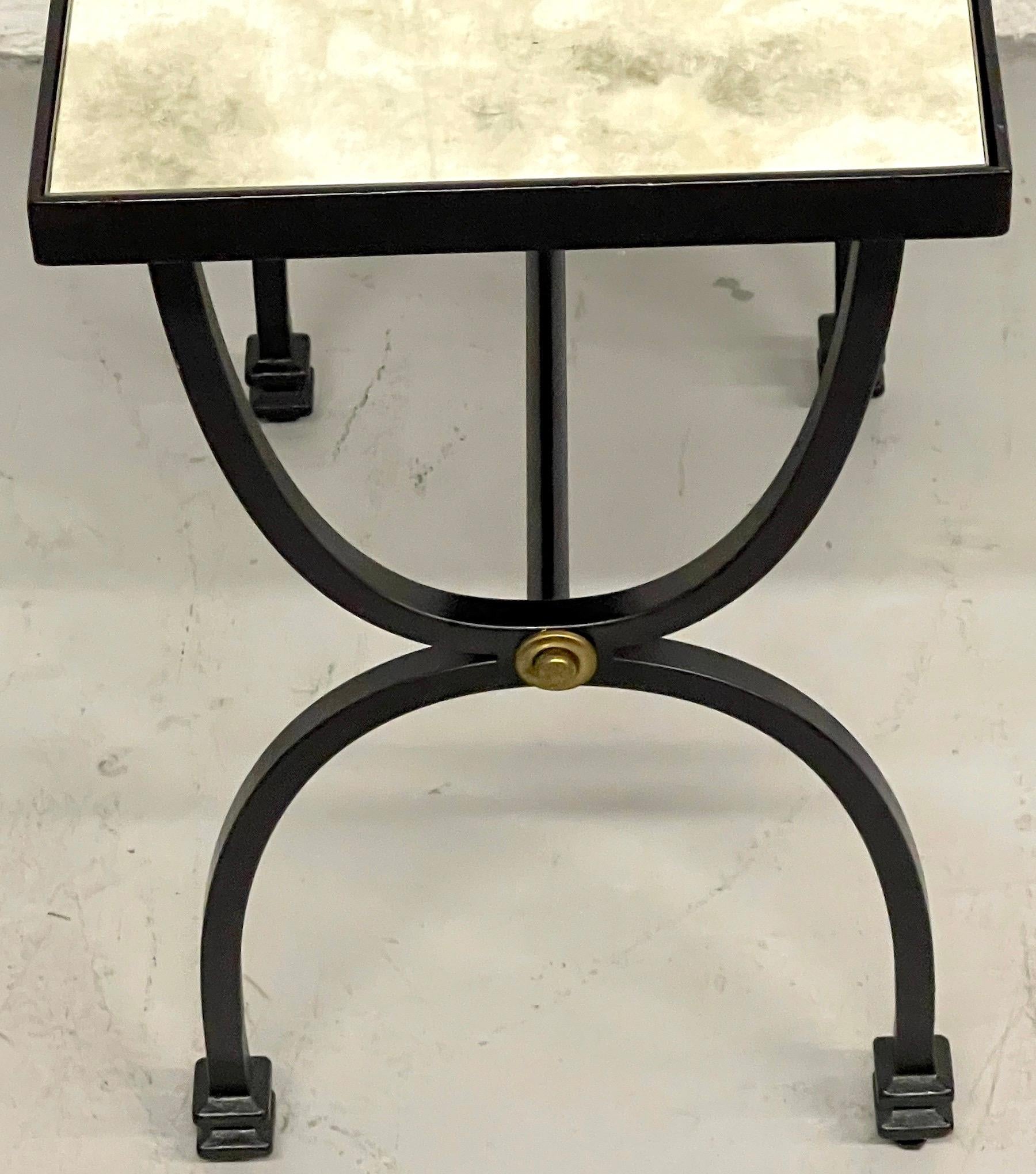 Diminutive French Modern Style Side Table, Style of Maison Jansen For Sale 1