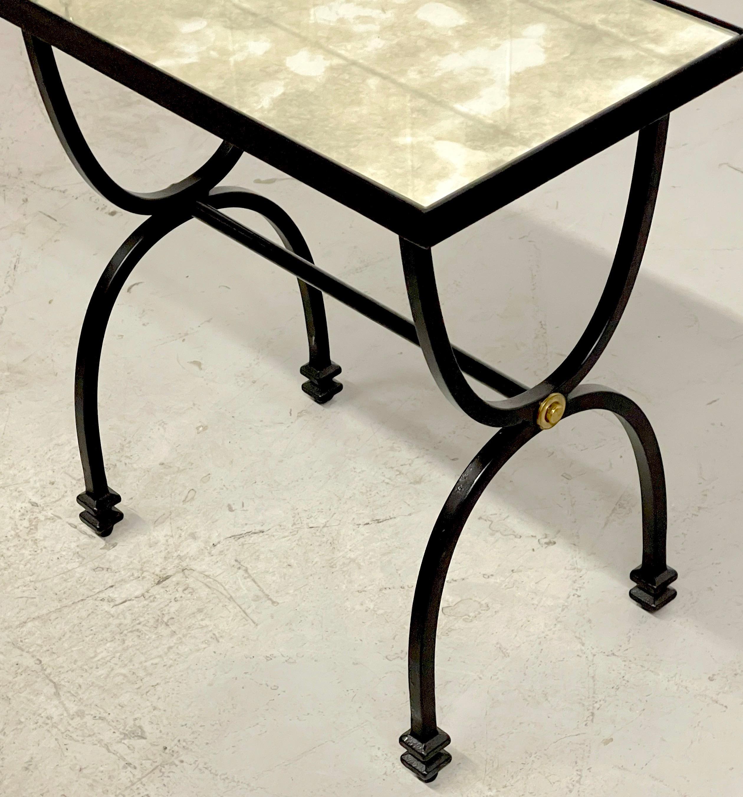 Diminutive French Modern Style Side Table, Style of Maison Jansen For Sale 3