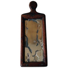 Antique Diminutive George III Period Hand Mirror, circa 1800