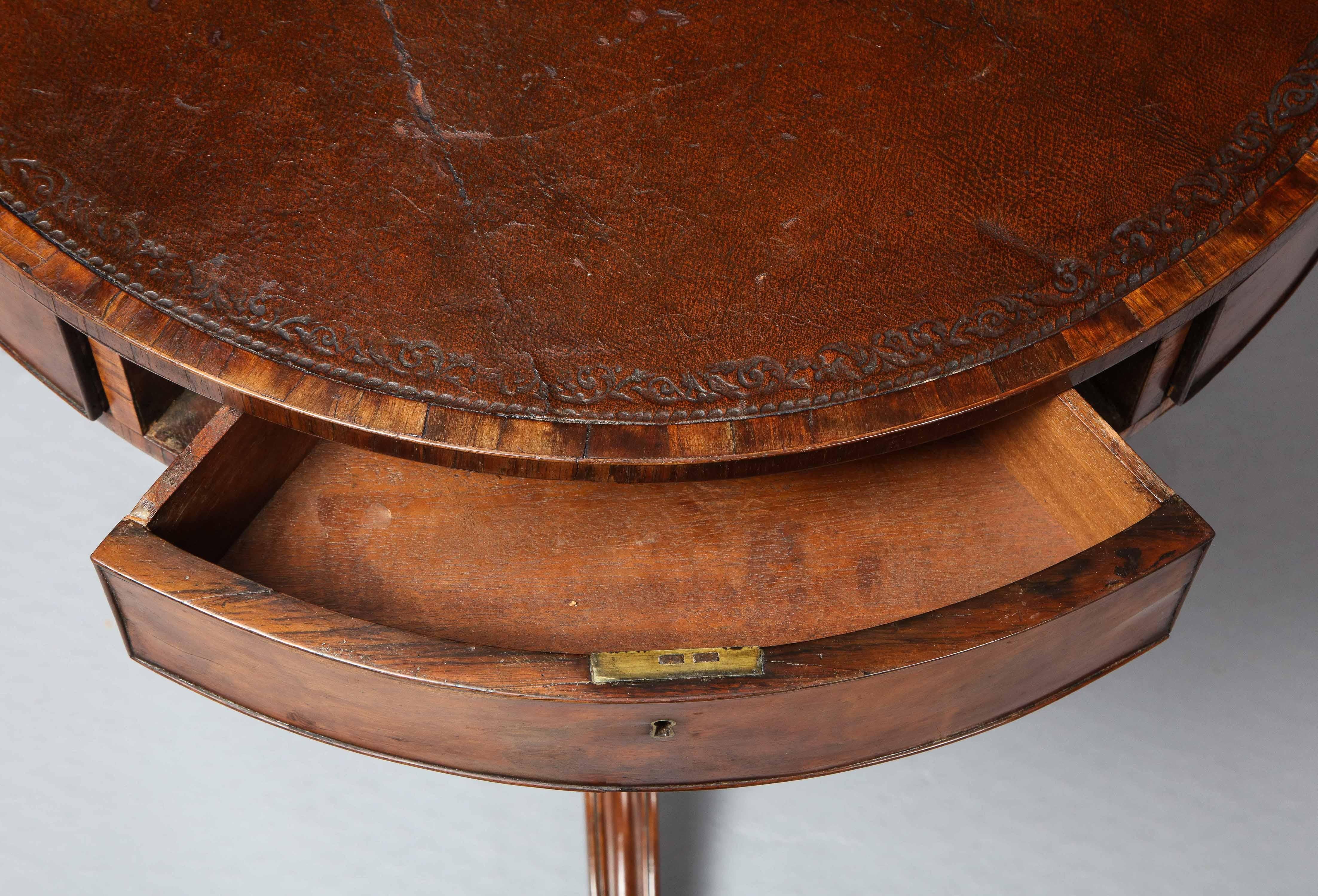 Diminutive Georgian Drum Table 1