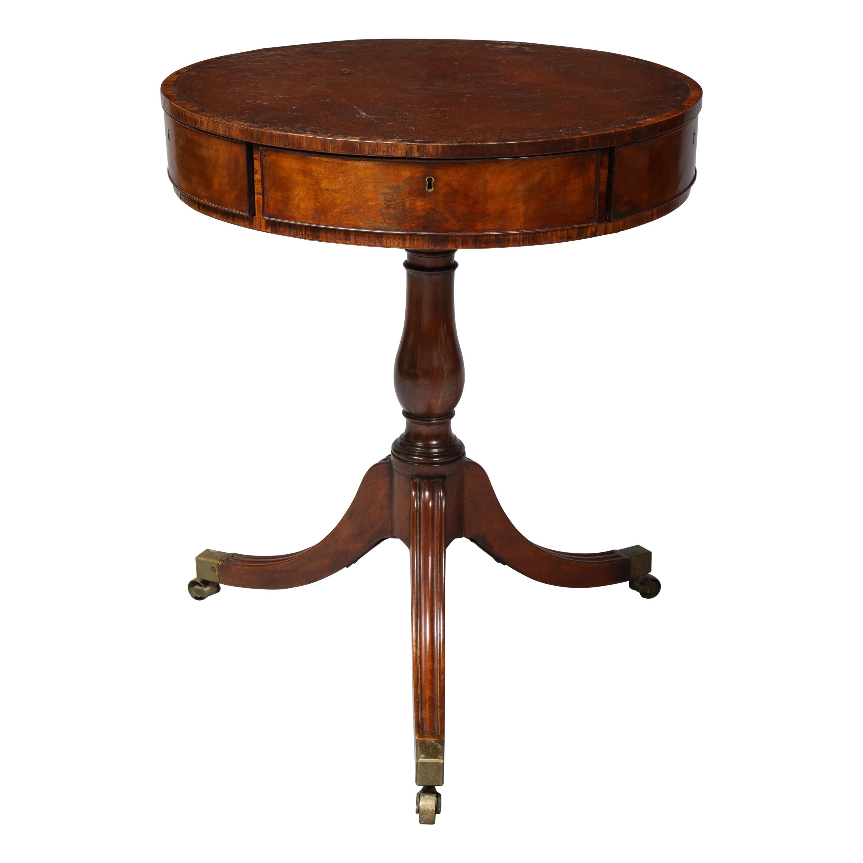 Diminutive Georgian Drum Table