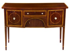 Diminutive Hepplewhite Inlaid Mahogany Sideboard, Server, England, circa 1800