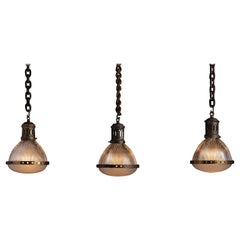 Diminutive Holophane Pendant, France, circa 1920