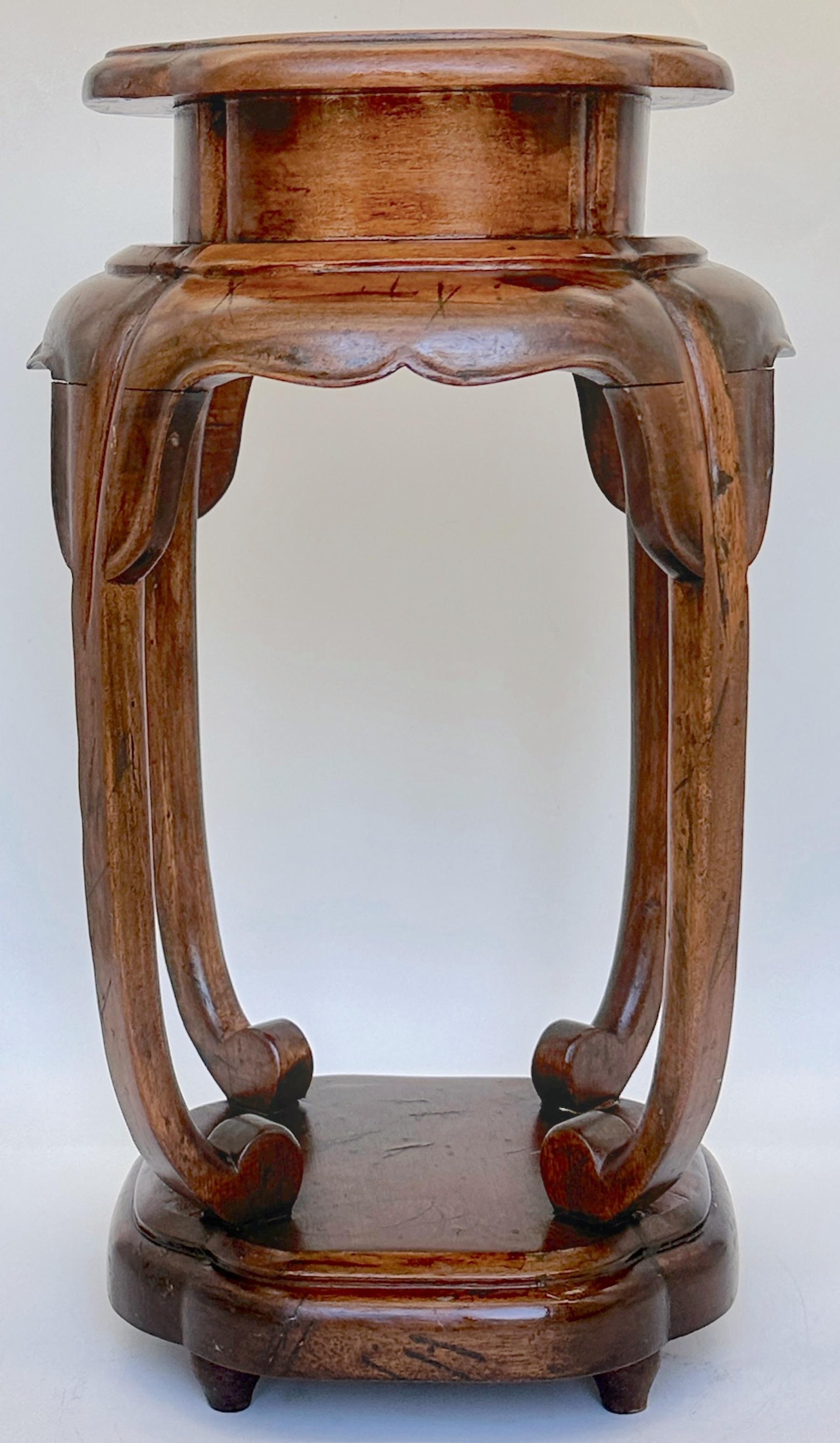 Diminutive Italian Neoclassical Carved Fruitwood Neoclassical Pedestal, C. 1960 

Diminutive Italian Neoclassical Carved Fruitwood Pedestal, c. 1960

This beautifully crafted diminutive pedestal blends Neoclassical elegance with subtle influences of