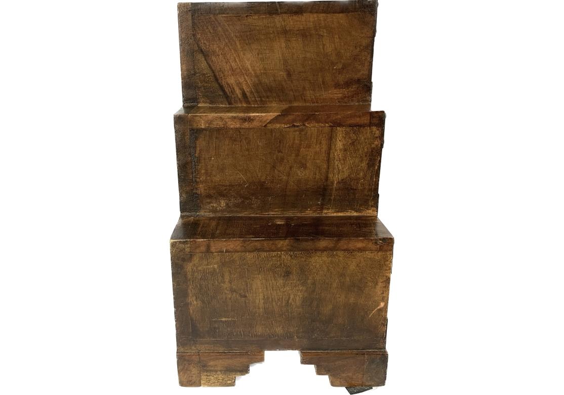 Diminutive Japanese Tansu Style Six Drawer Chest For Sale 4