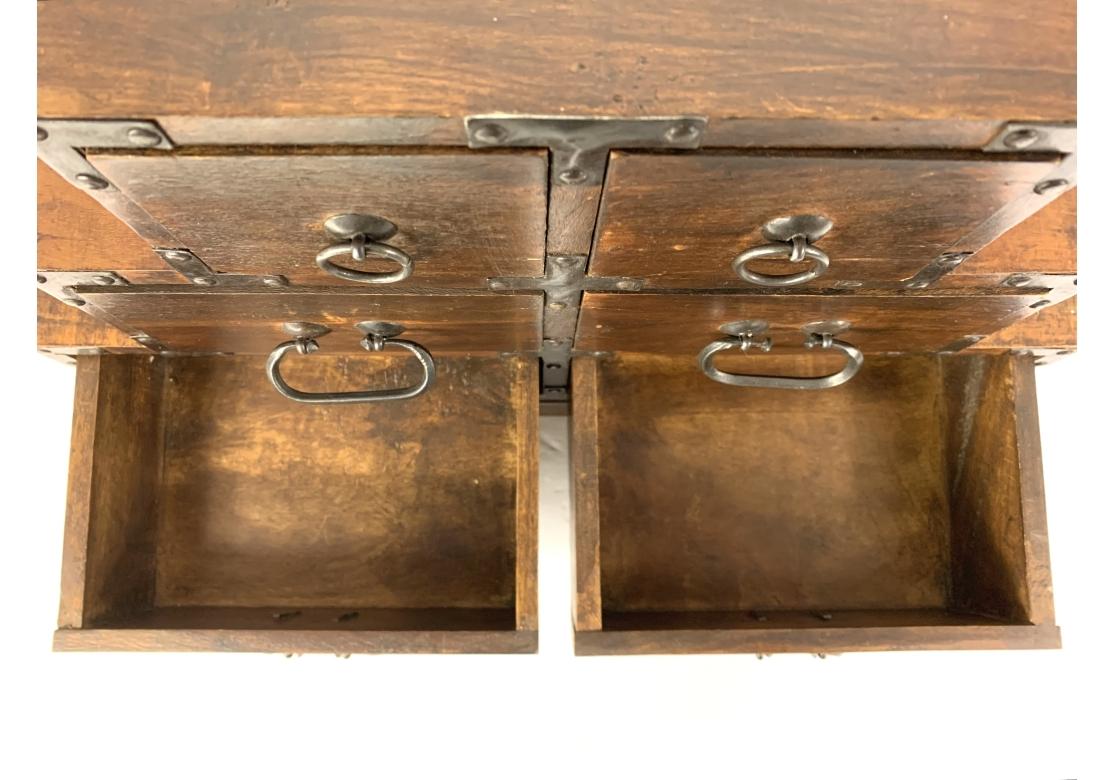 Diminutive Japanese Tansu Style Six Drawer Chest For Sale 8