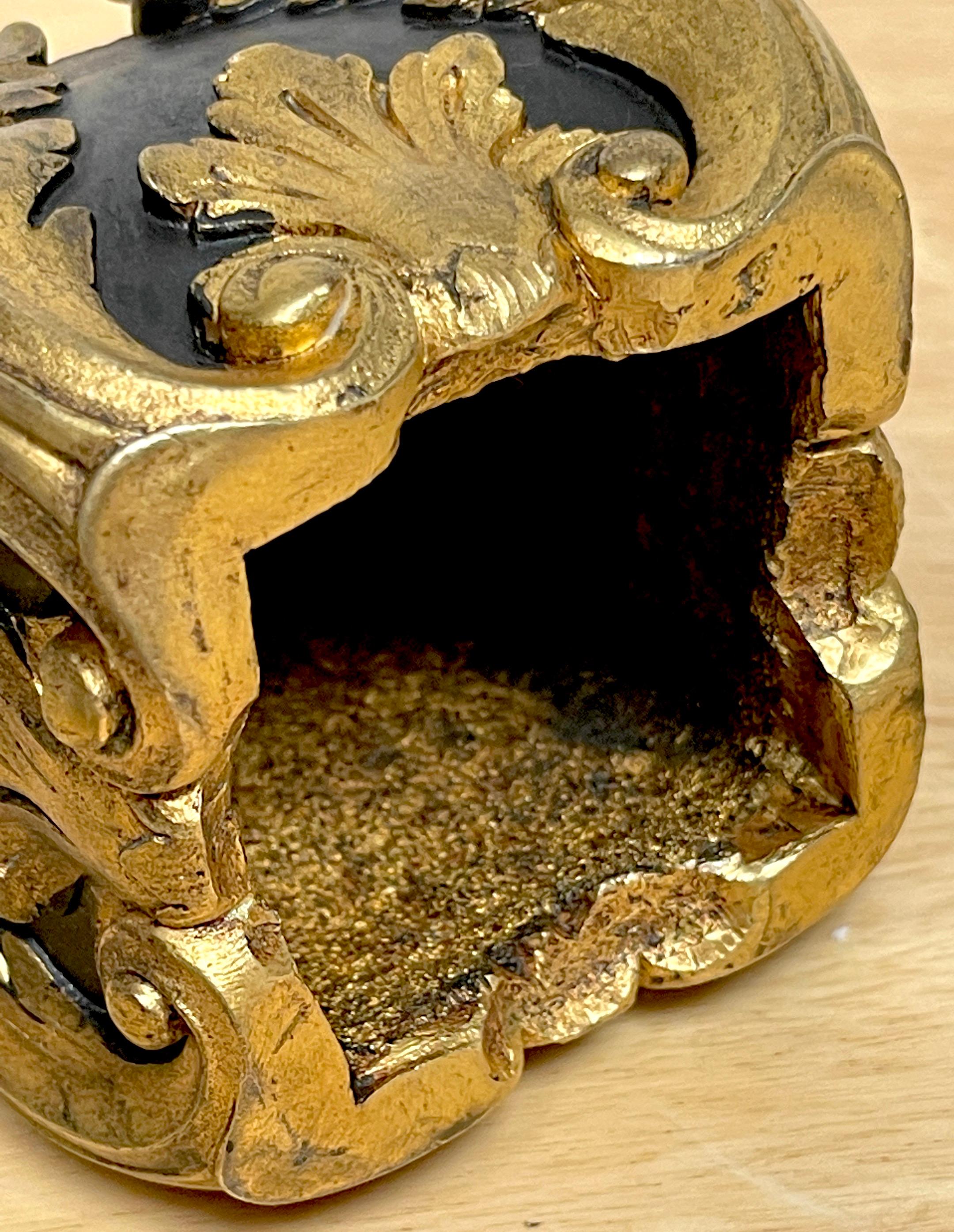 Diminutive Louis XV Ormolu & Patinated Bronze Cachepot For Sale 7