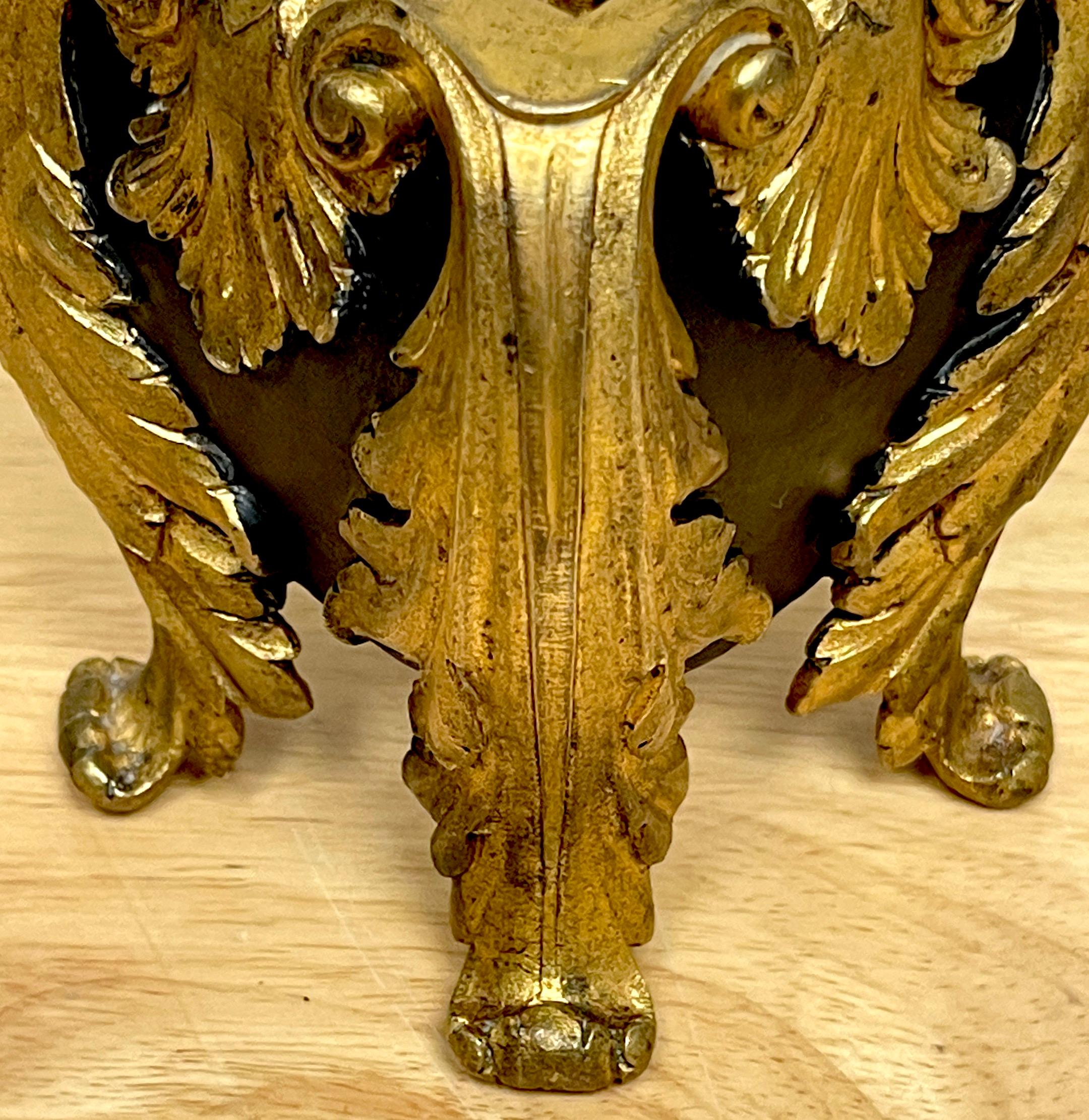 Diminutive Louis XV Ormolu & Patinated Bronze Cachepot For Sale 1