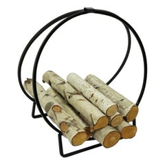 Vintage Diminutive Mid Century Log Holder