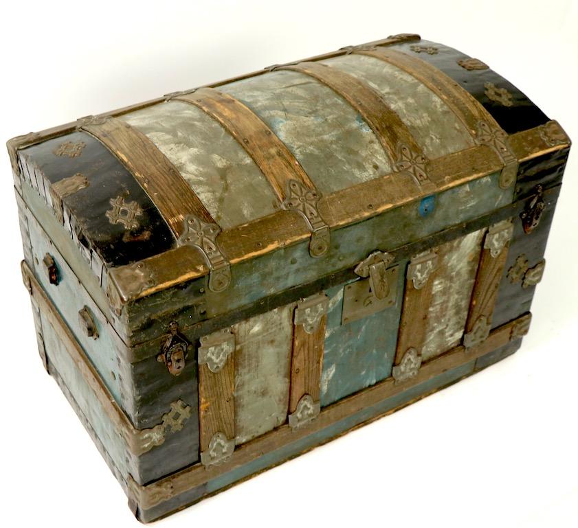 Diminutive Polychrome Dome Top Trunk 2