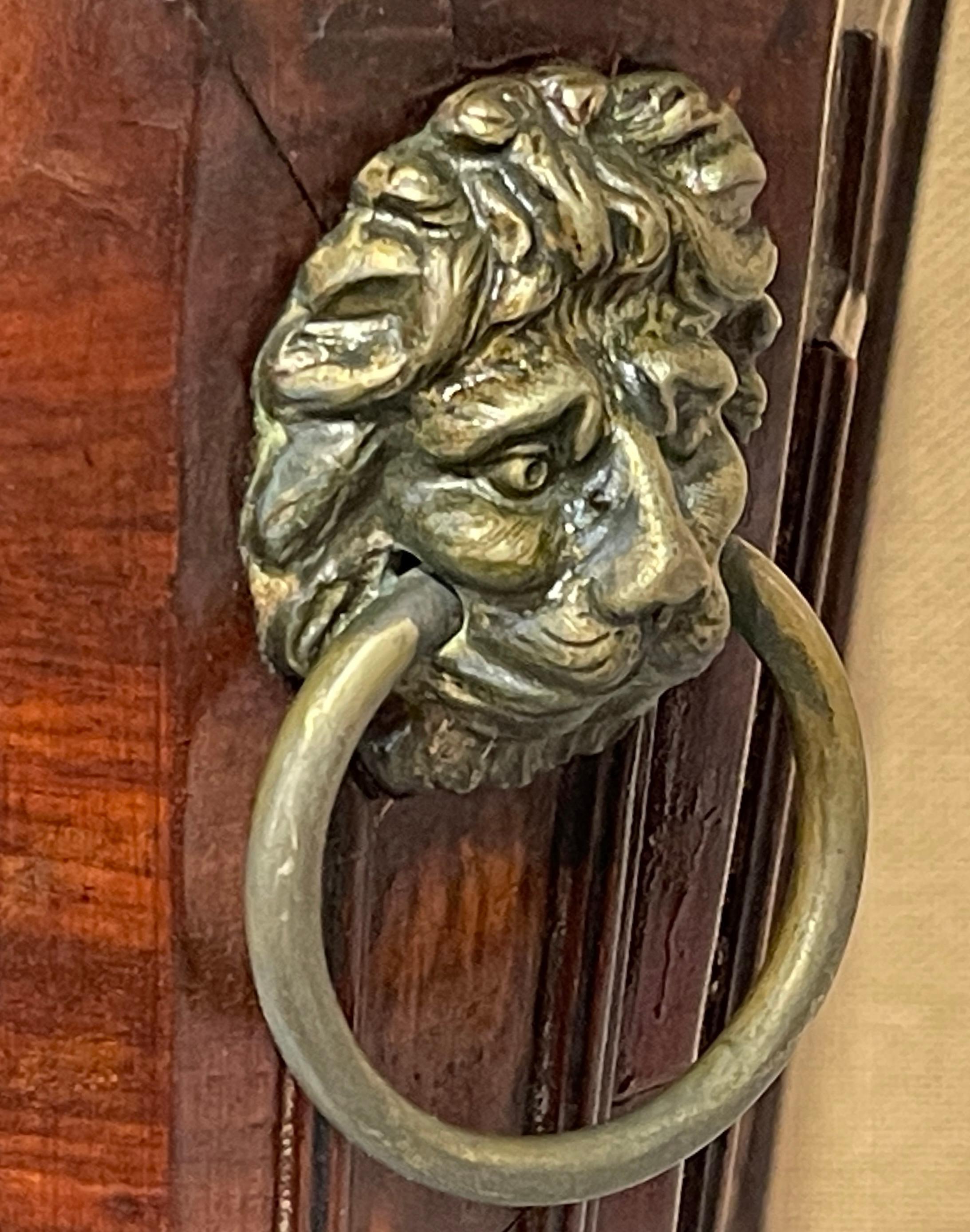 19th Century Diminutive Regency Mahogany & Brass Cellarette, Attributed to Gillows & Co. For Sale
