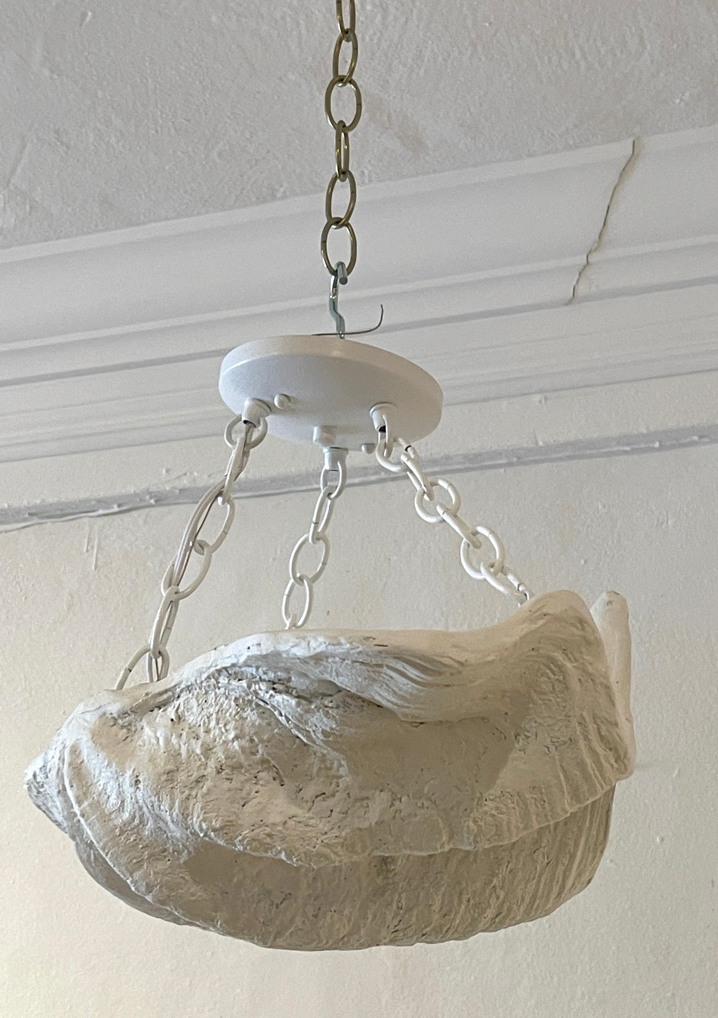 Diminutive Serge Roche Style Clam Shell Chandelier, 2nd Available For ...