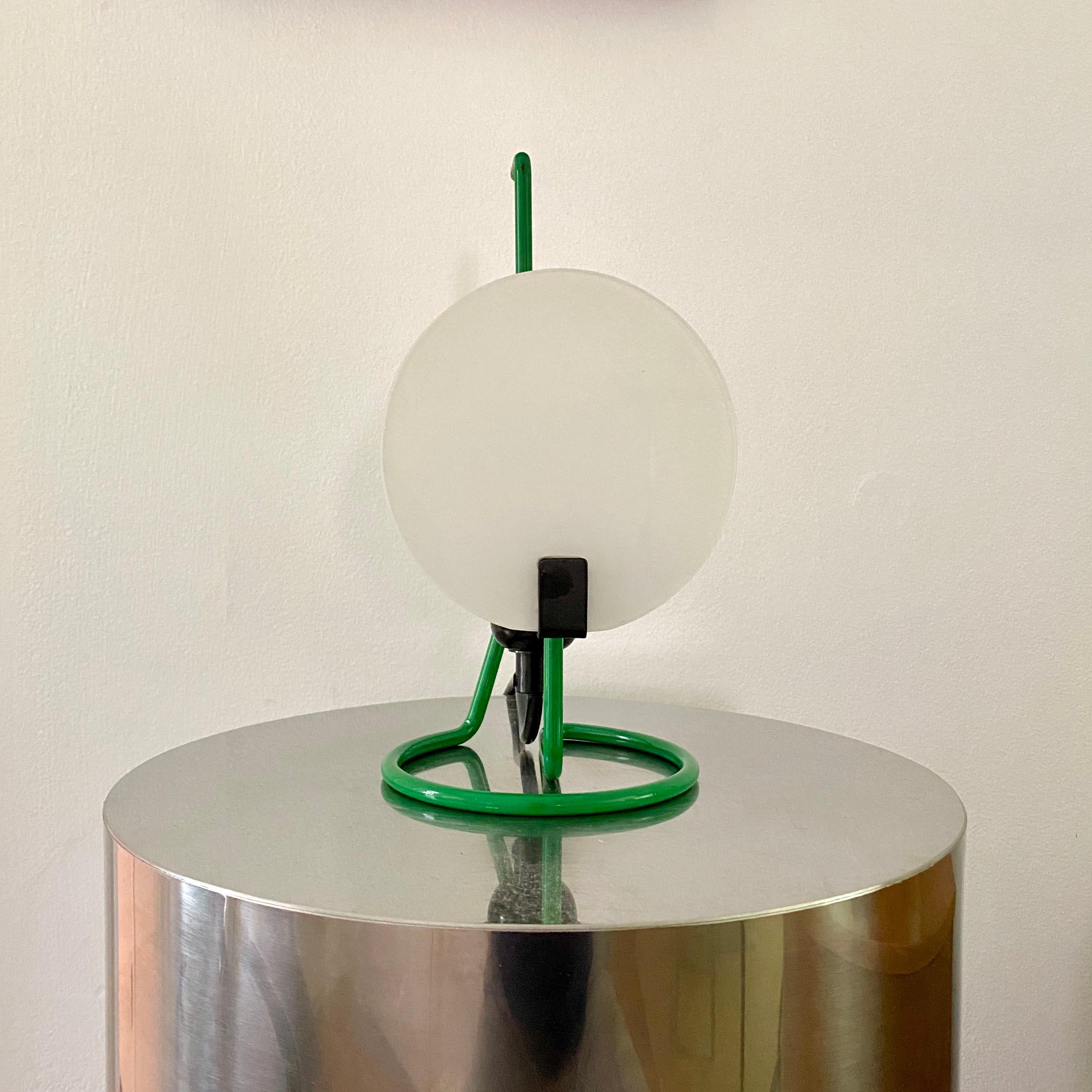 Italian Diminutive Stilnovo Post Modern, Memphis Table Lamp For Sale