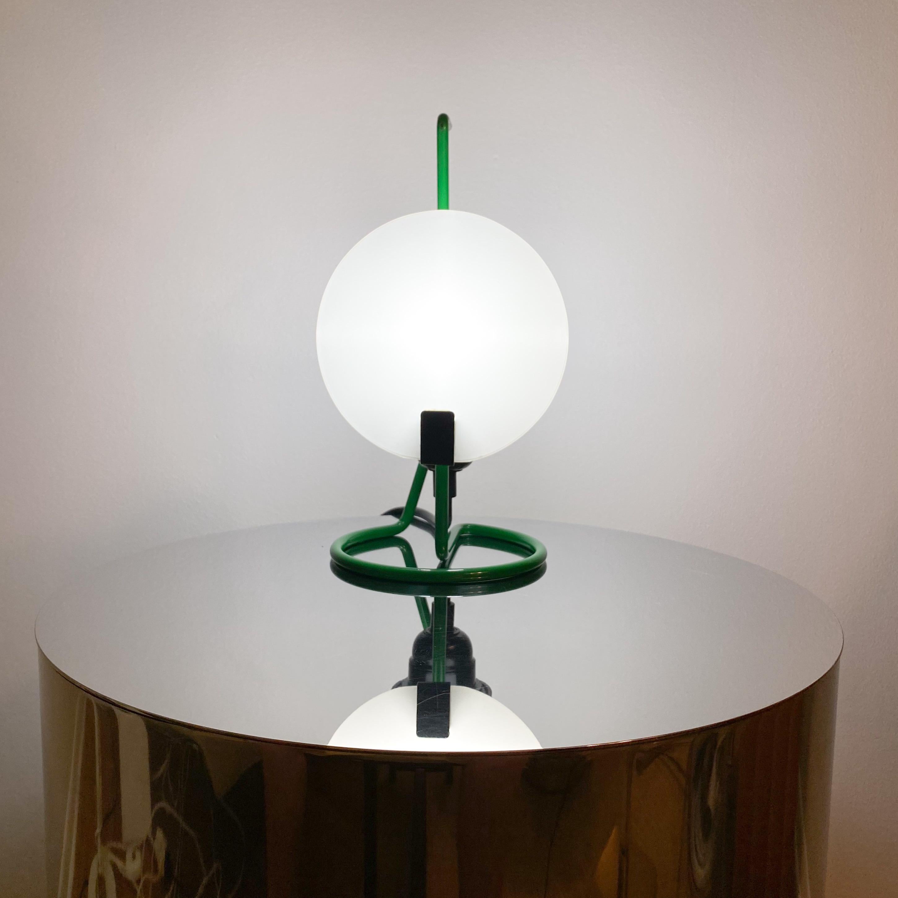 Diminutive Stilnovo Post Modern, Memphis Table Lamp In Good Condition For Sale In Doraville, GA