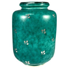 Vaso a urna in gres di dimensioni ridotte, Wilhelm Kage, ARGENTA, Gustavsberg, Svezia, 1959 ca.