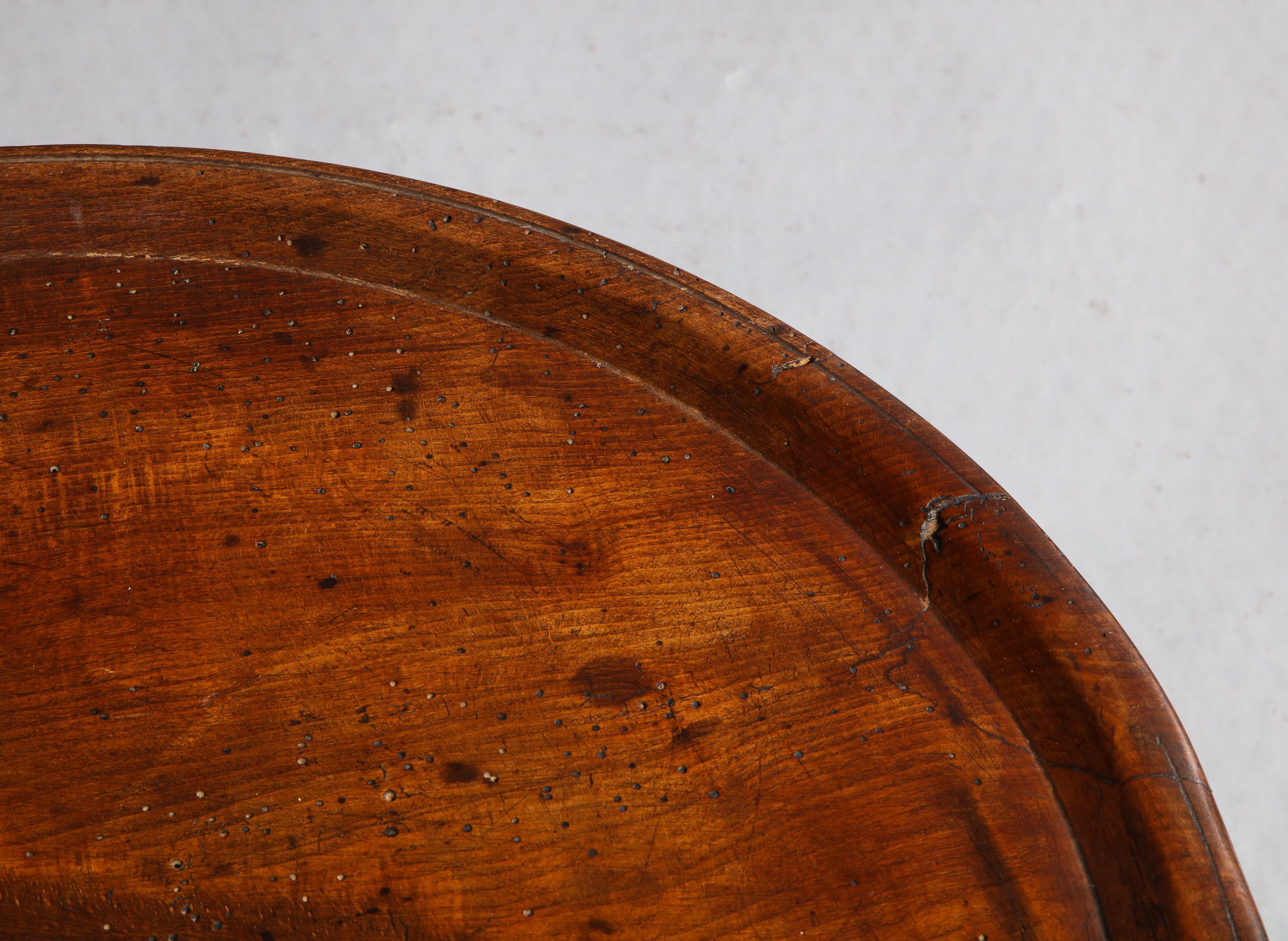 Oak Diminutive Sycamore Cricket Table