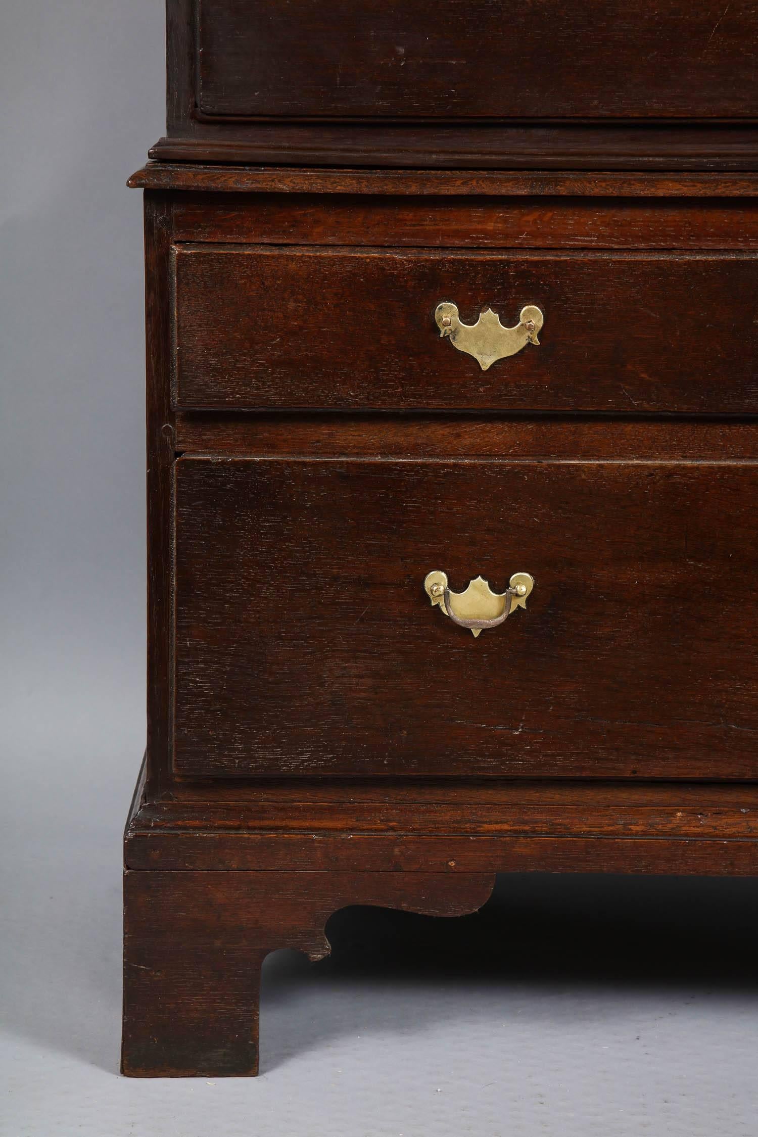 Mid-18th Century Diminutive Welsh Chest on Chest