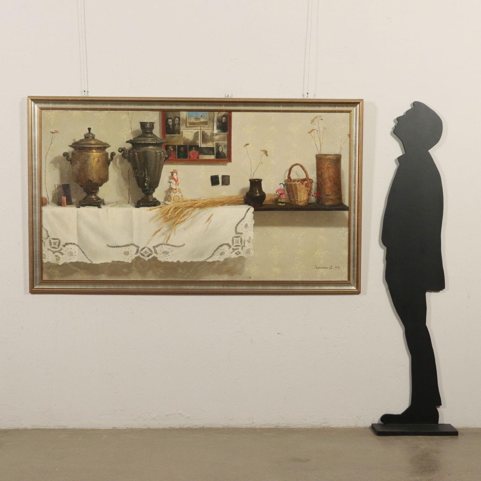 Trompe L'Oeil, Olio su tela Contemporaneo 1993 - Painting di Dimitri Anatolievich Holkin