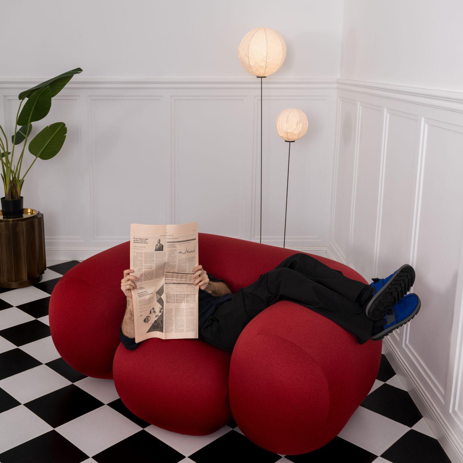 Lampadaire 'Cho' de Dimitri Bähler en papier washi japonais pour Established & Sons en vente 5
