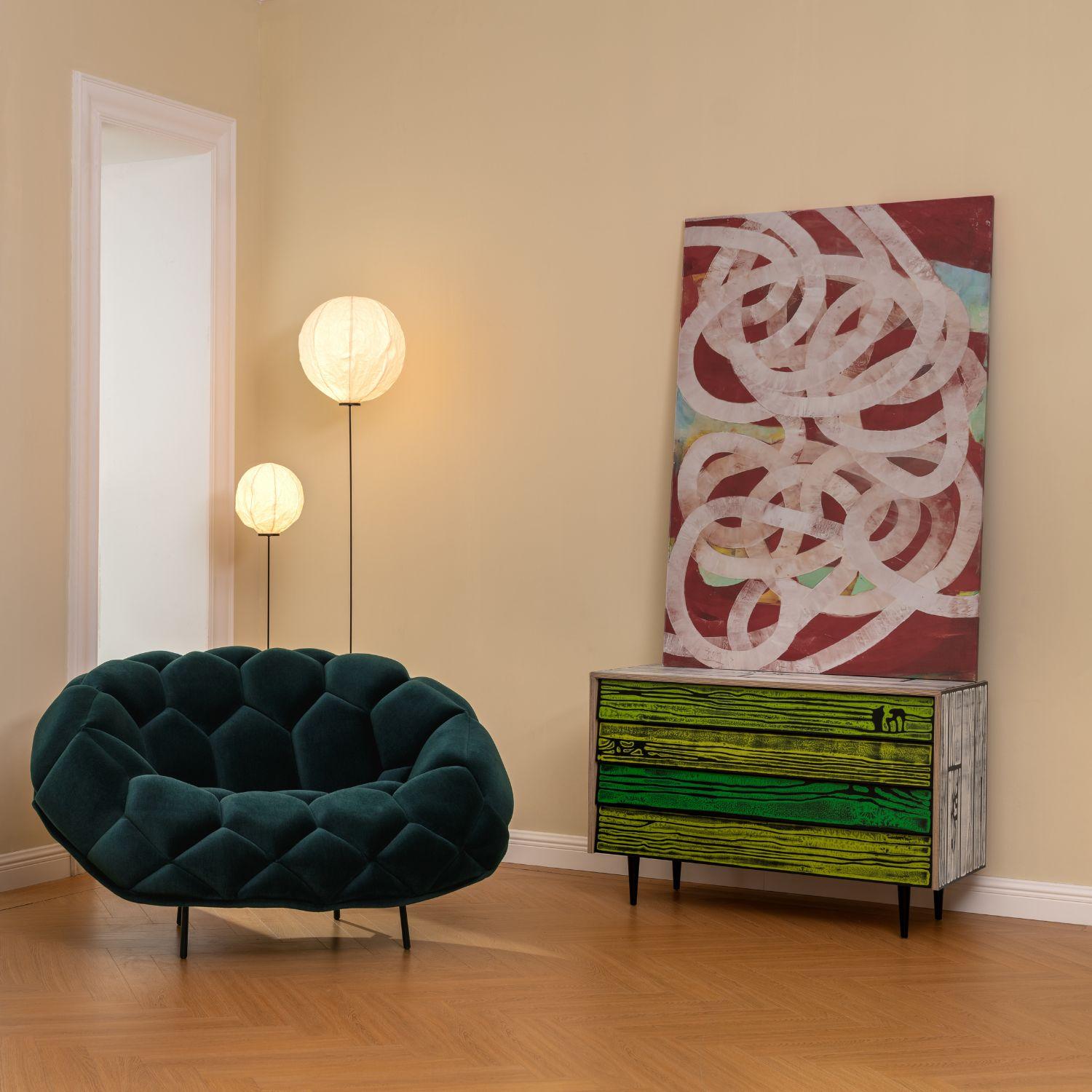 Lampadaire 'Cho' de Dimitri Bähler en papier washi japonais pour Established & Sons en vente 6