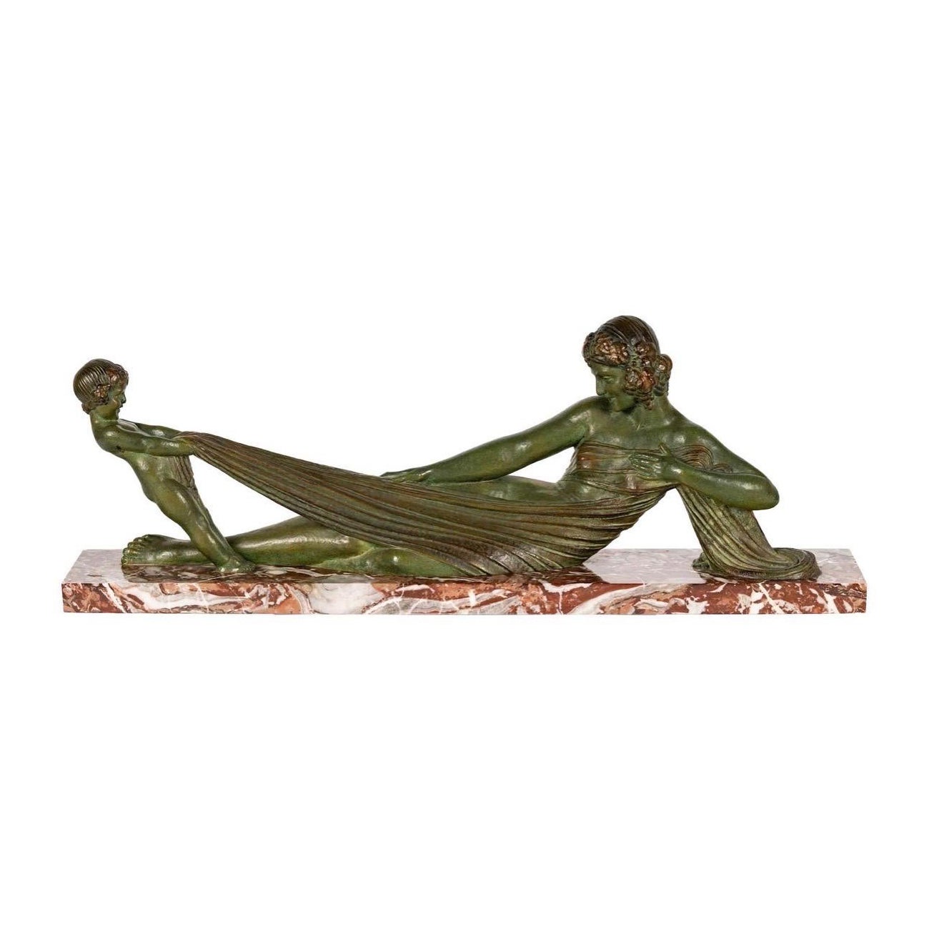Dimitri Chiparus (1886 - 1947): French Bronze Sculpture For Sale