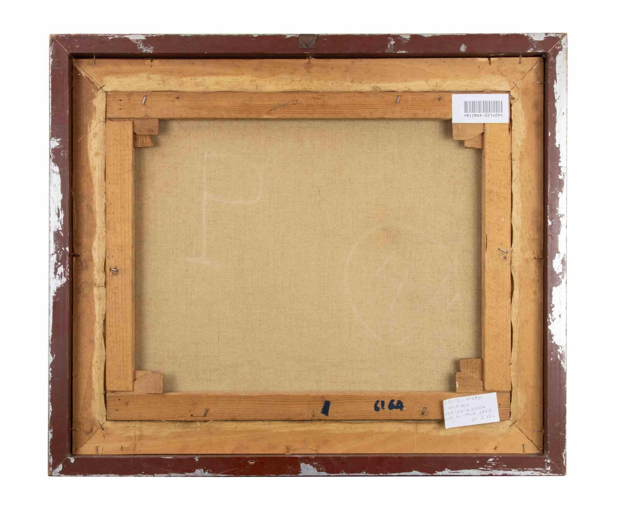 Northen Sea - Paint by Dimitri Godicky Cwirko - 1961 For Sale 3