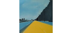 Paesaggi perduti #2 (Set 2), Pittura acrilica su tela di Dimitri Kozyrev, 2018