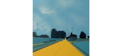Paesaggi perduti #5 (Set 2), Pittura acrilica su tela di Dimitri Kozyrev, 2018