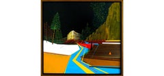 Palekh Inspired #6, Pittura acrilica su tela di Dimitri Kozyrev, 2020