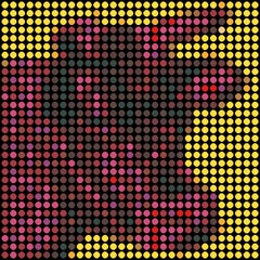 Dimitri Likissas - Cow (Pink & Yellow), Painting 2022