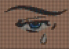 Dimitri Likissas – Crying Eye #2, Gemälde 2022