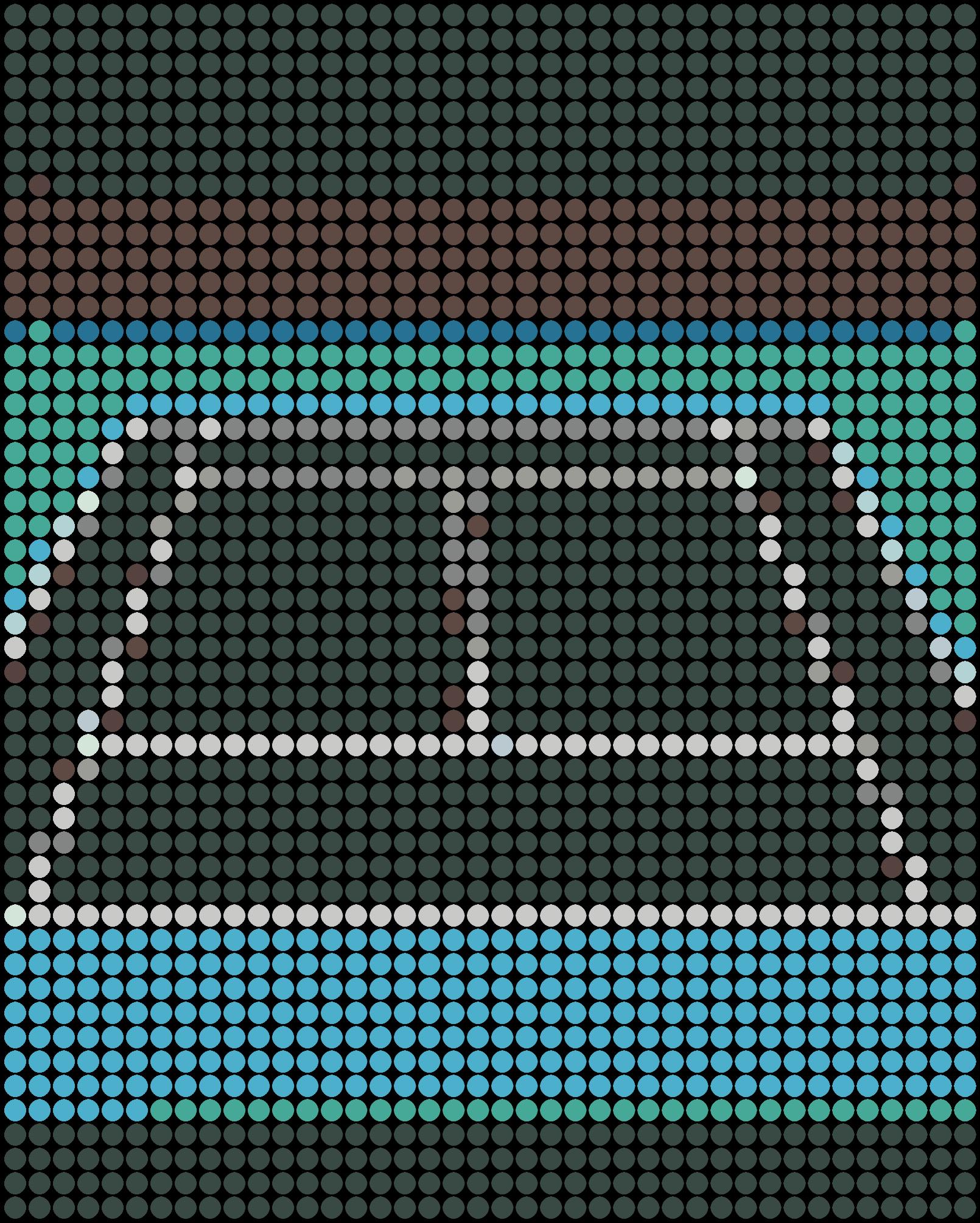 Dimitri Likissas - Mubadala, Abu Dhabi (Campo da tennis), Pittura 2022