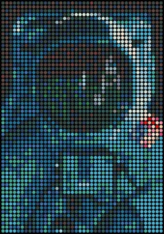 Dimitri Likissas - No Dream Too High - Astronaut Buzz Aldrin, Painting 2022