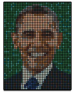 Dimitri Likissas – Obama, Gemälde 2022