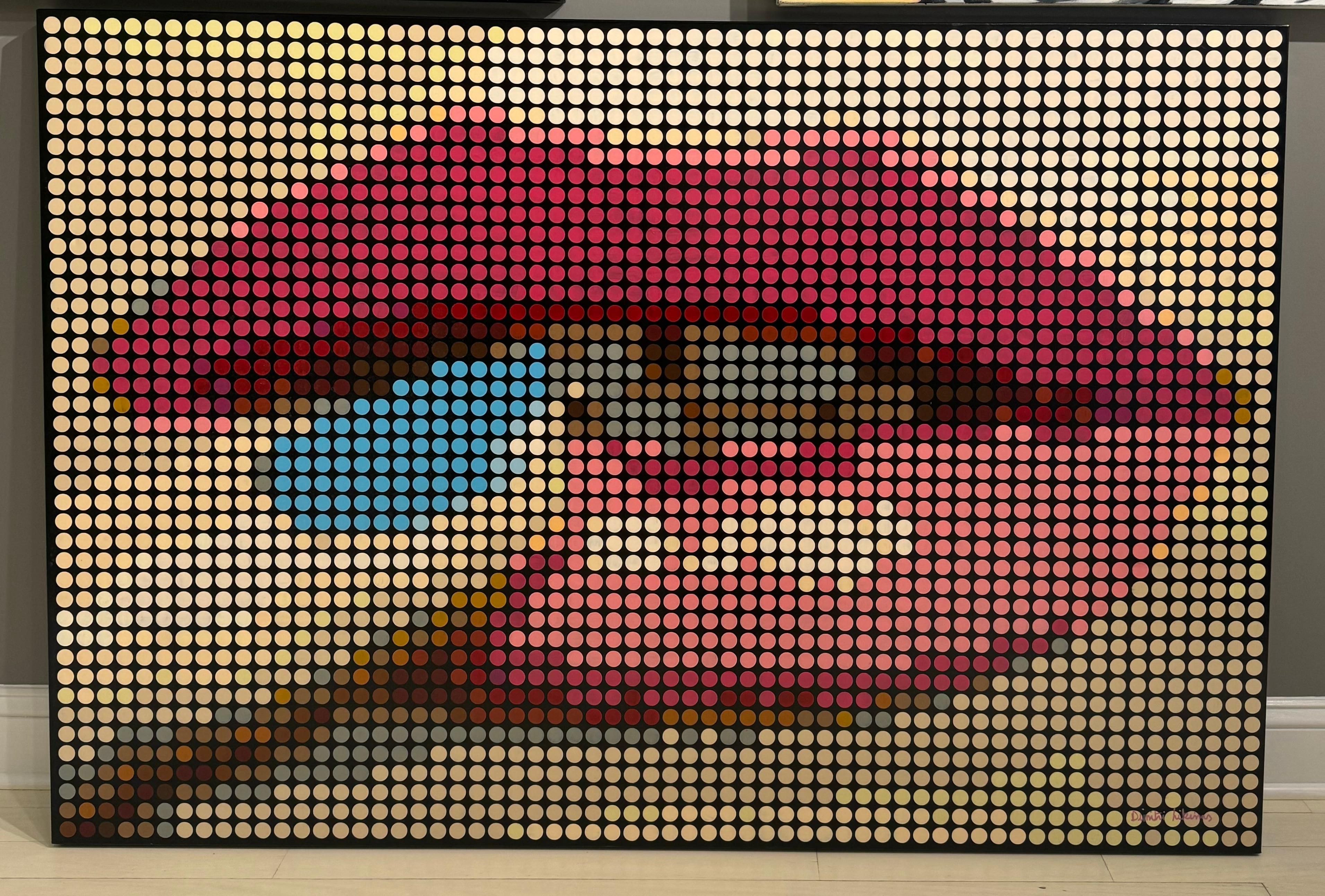 Dimitri Likissas - Labbra rosa, unghie blu, pittura 2019 3