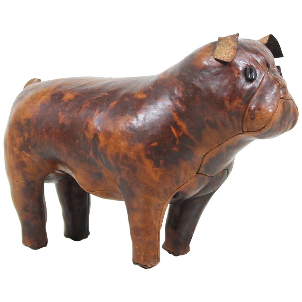 Dimitri Omersa Leather Bulldog for Abercrombie and Fitch