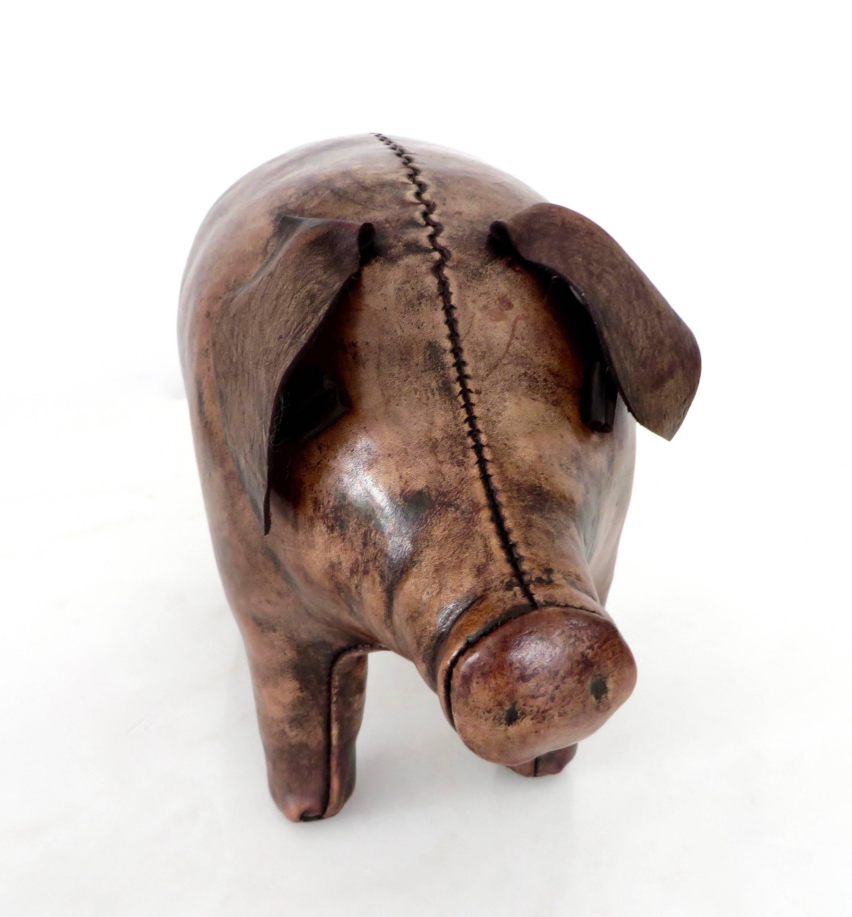 leather pig ottoman