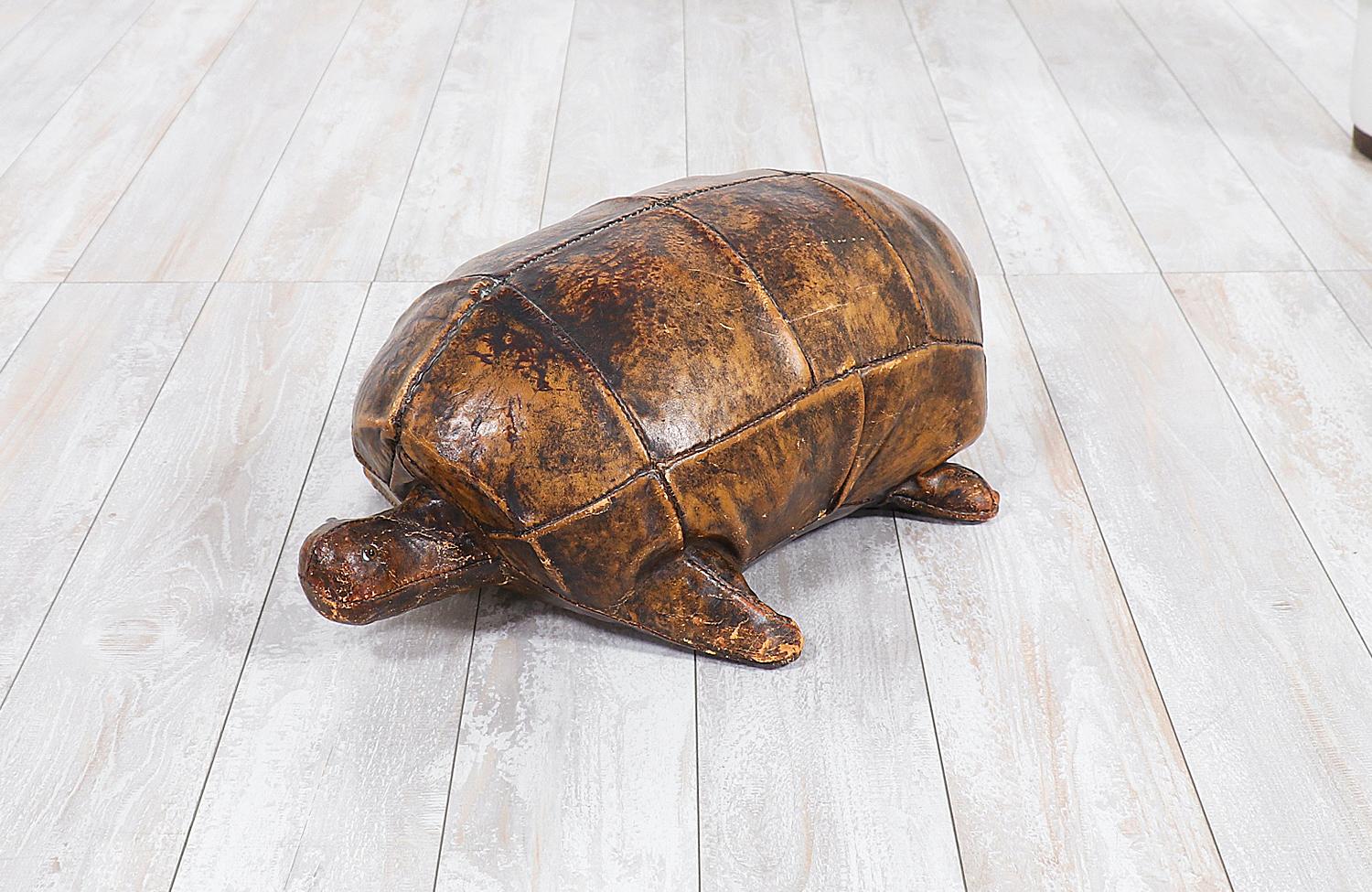 English Dimitri Omersa Leather Turtle for Abercrombie and Fitch