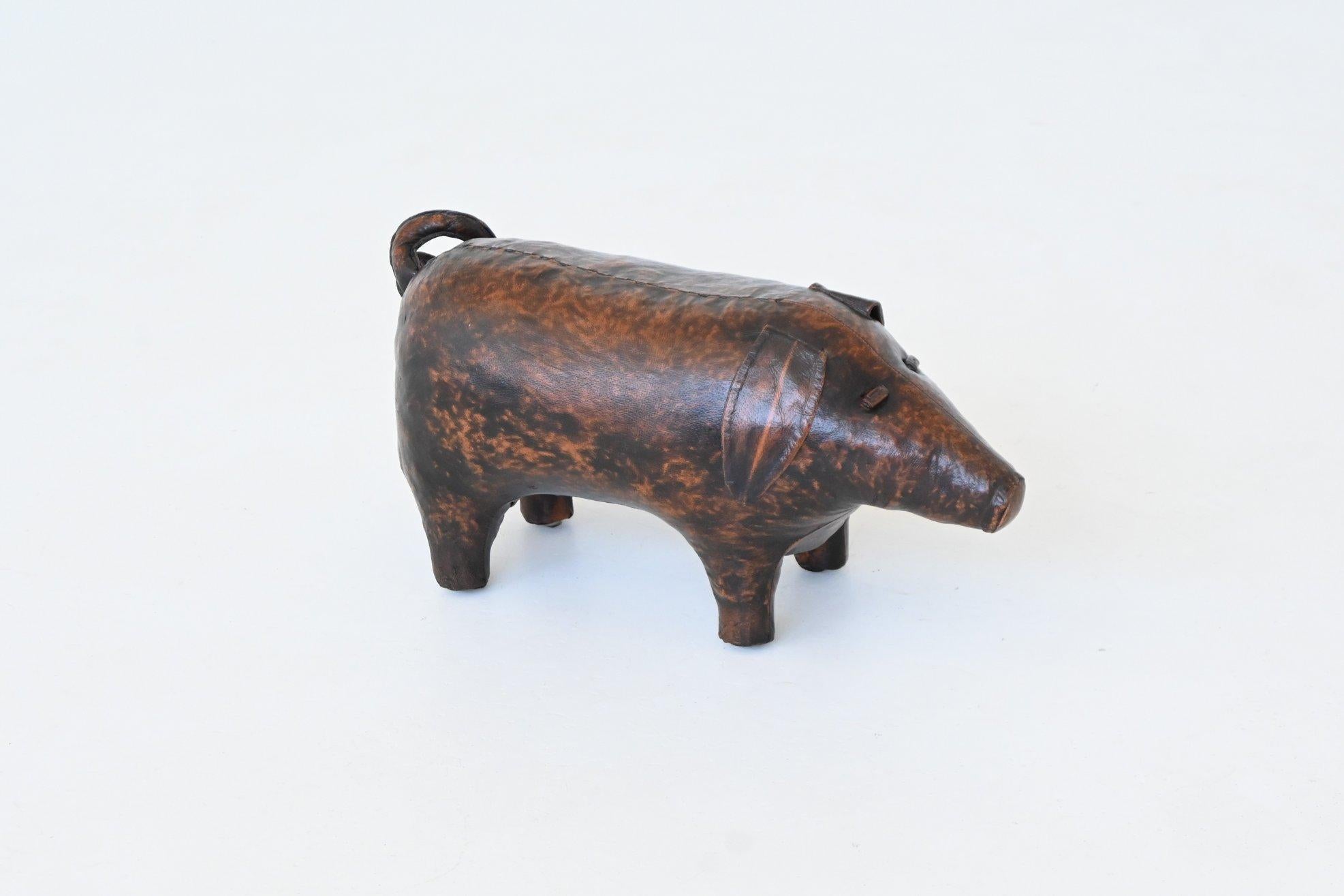 Dimitri Omersa cerdo en piel Abercrombie & Fitch Reino Unido 1960 Cuero en venta