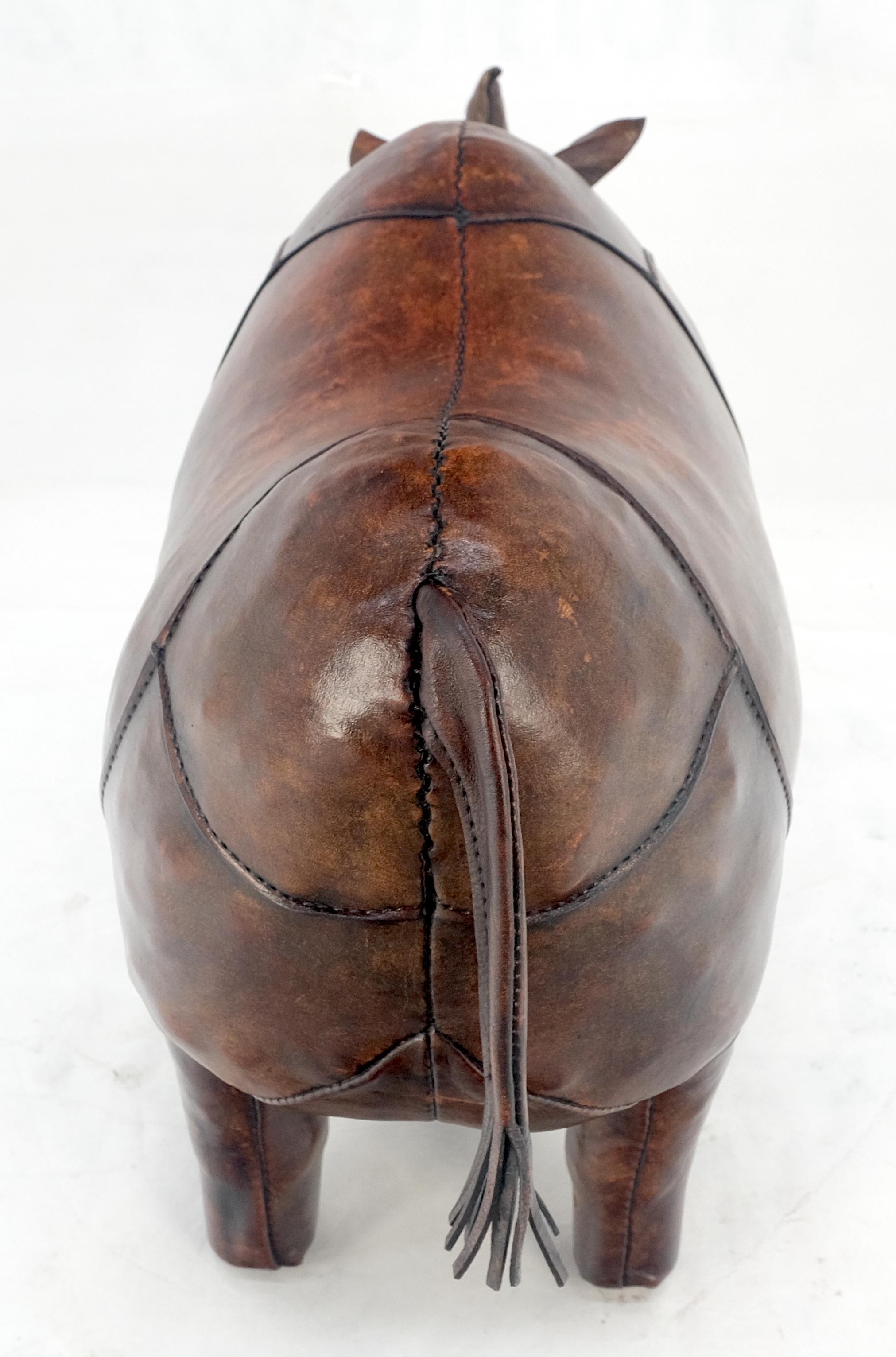 Dimitri Omersa Rhino-Fußhocker Abercrombie & Fitch Groß Rhinoceros MINT! im Angebot 3