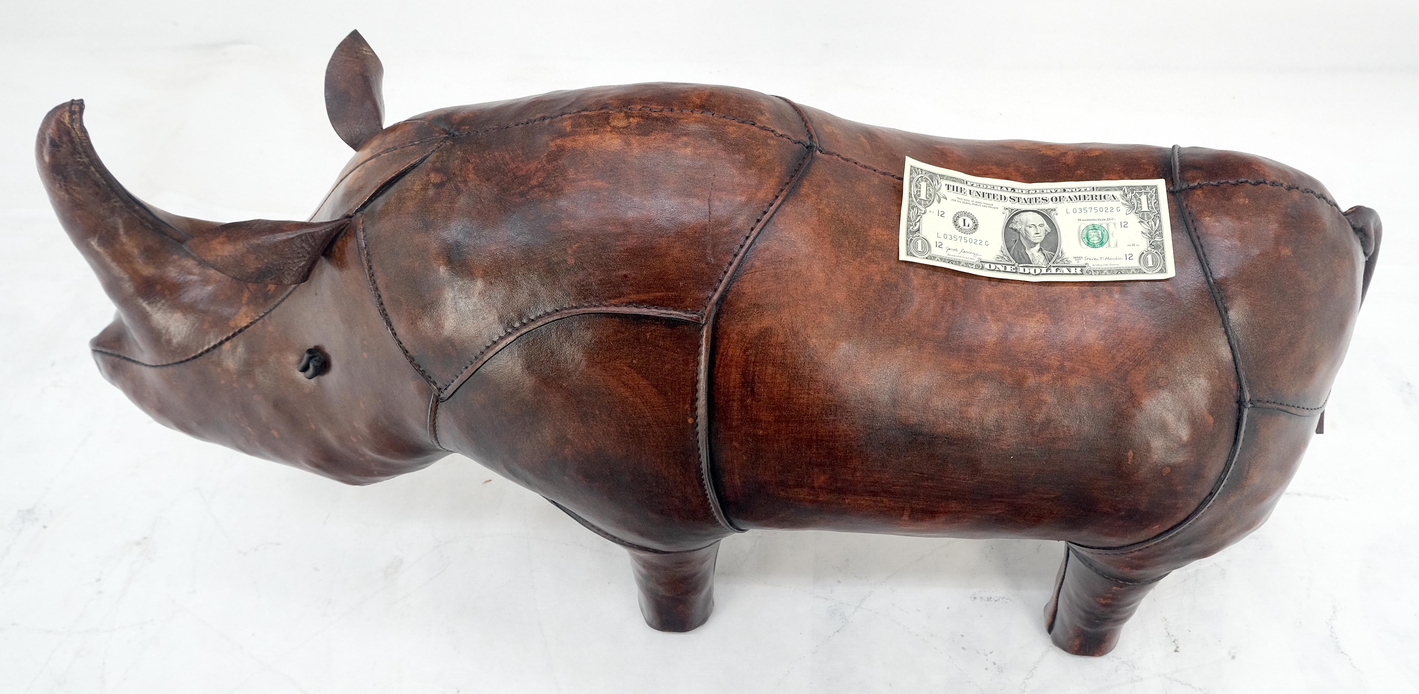 Dimitri Omersa Rhino-Fußhocker Abercrombie & Fitch Groß Rhinoceros MINT! im Angebot 5