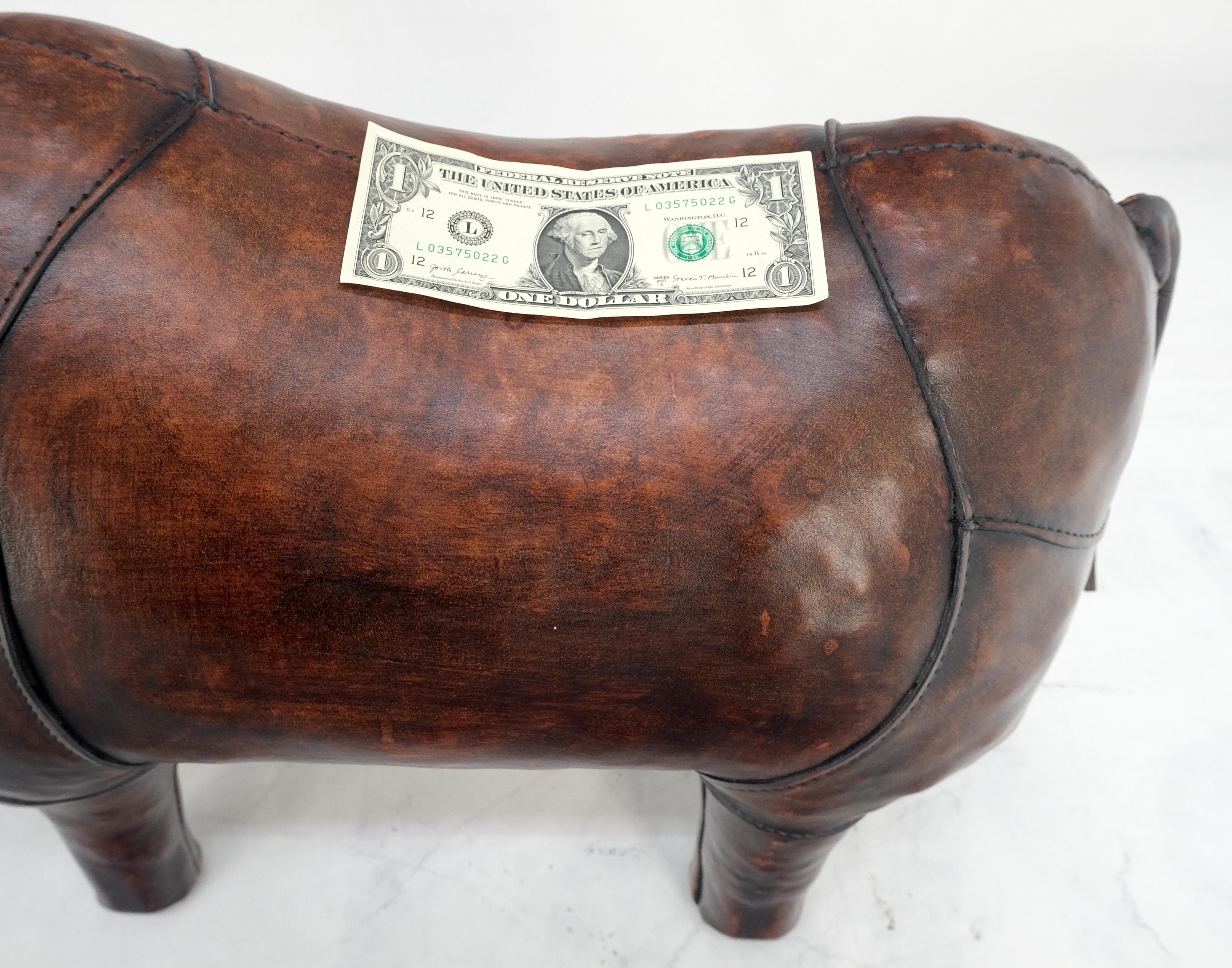 Dimitri Omersa Rhino-Fußhocker Abercrombie & Fitch Groß Rhinoceros MINT! im Angebot 6